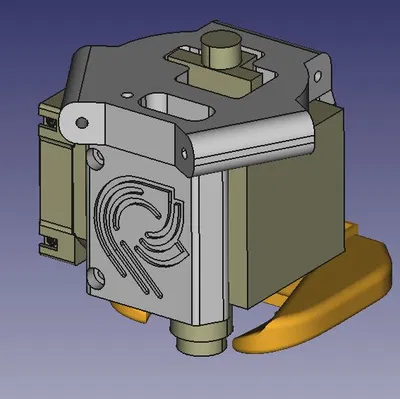Revo Hemera XS D300VS+ Effector và Ống dẫn quạt (Sửa đổi)
