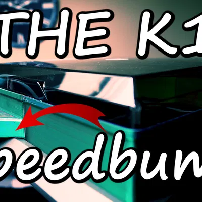 Creality K1 riser The Speedbump kín và có lỗ thông hơi