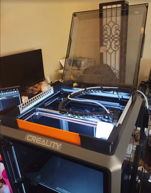 JC-Creality K1 Nâng Nắp Có Bản Lề - Image 1