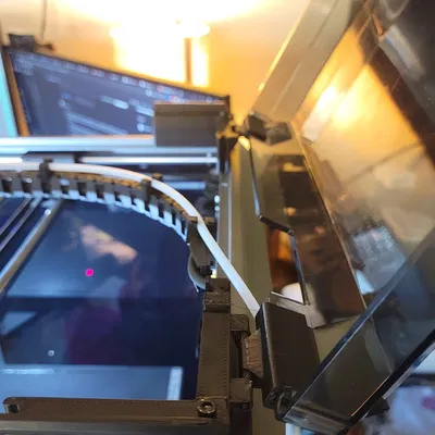 JC-Creality K1 Nâng Nắp Có Bản Lề