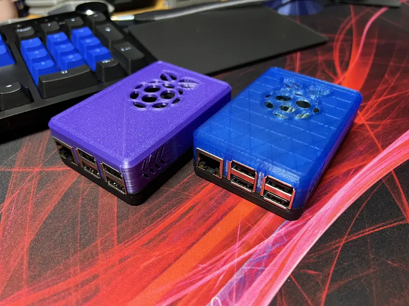 Vỏ Raspberry Pi 3 Model B có Logo Raspberry Pi | Cao hơn - Image 1