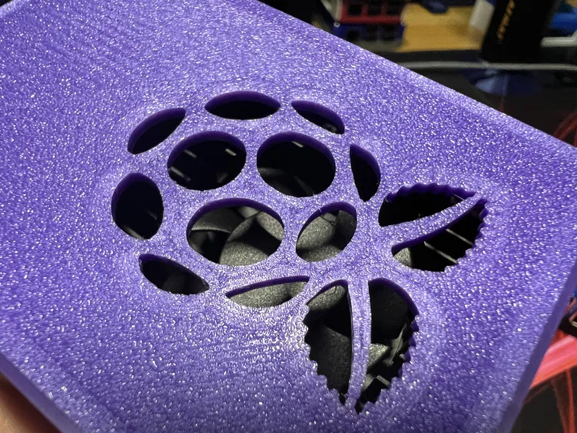 Vỏ Raspberry Pi 3 Model B có Logo Raspberry Pi | Cao hơn - Image 3