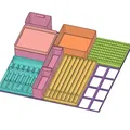 Raaco Compatible Sorting boxes - Mega pack - Thumbnail 1
