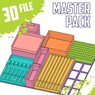 Raaco Compatible Sorting boxes - Mega pack