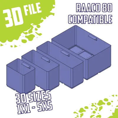 Raaco Compatible Sorting boxes - Mega pack