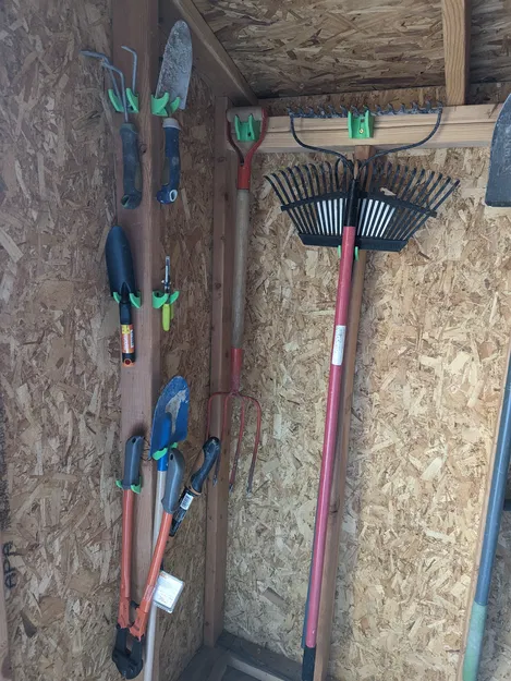 Giá treo tường đa năng cho dụng cụ, nhà để xe, vườn, nhà kho, tai nghe và hơn thế nữa. - Image 1