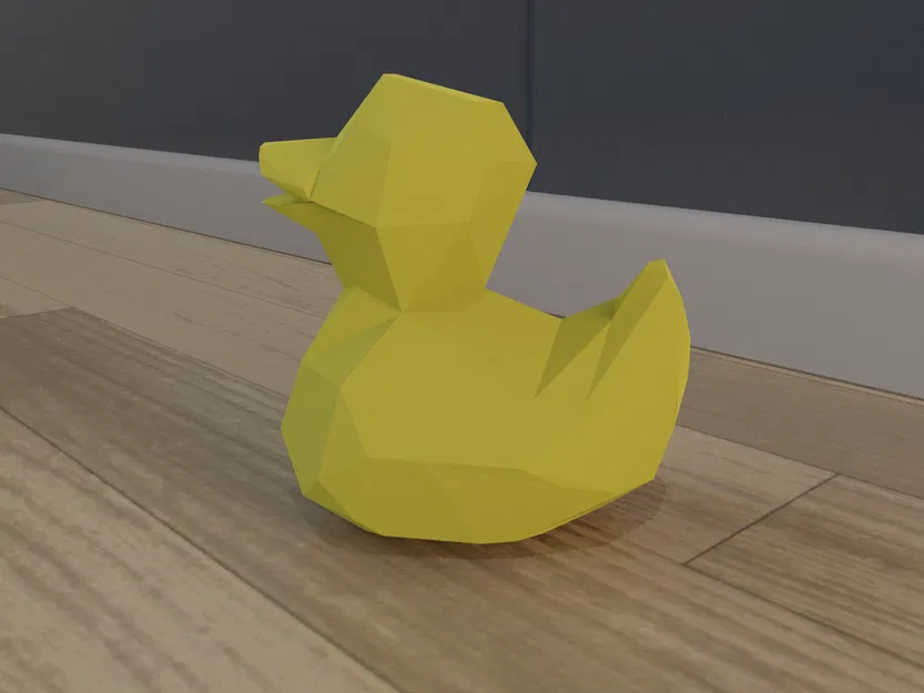 Vịt Cao Su Low Poly - Image 2