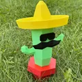 Mô hình LowPoly Jose el Cactus - Thumbnail 1
