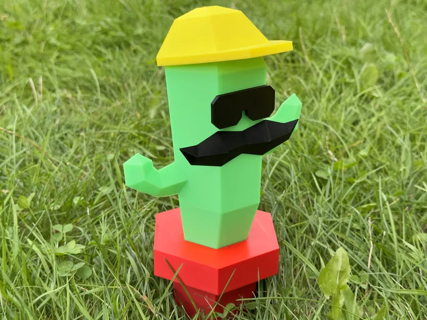 Mô hình LowPoly Jose el Cactus - Image 2