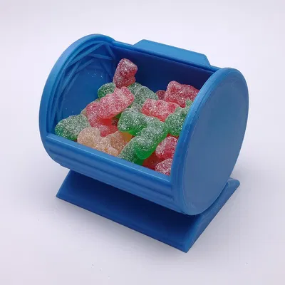 Hộp đựng đồ ăn vặt dạng cuộn in ngay lập tức