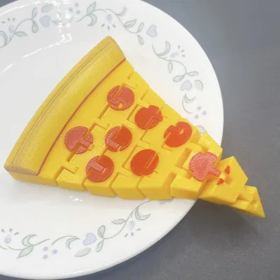 Mô hình Flexi Pizza 3D - Khớp nối linh hoạt