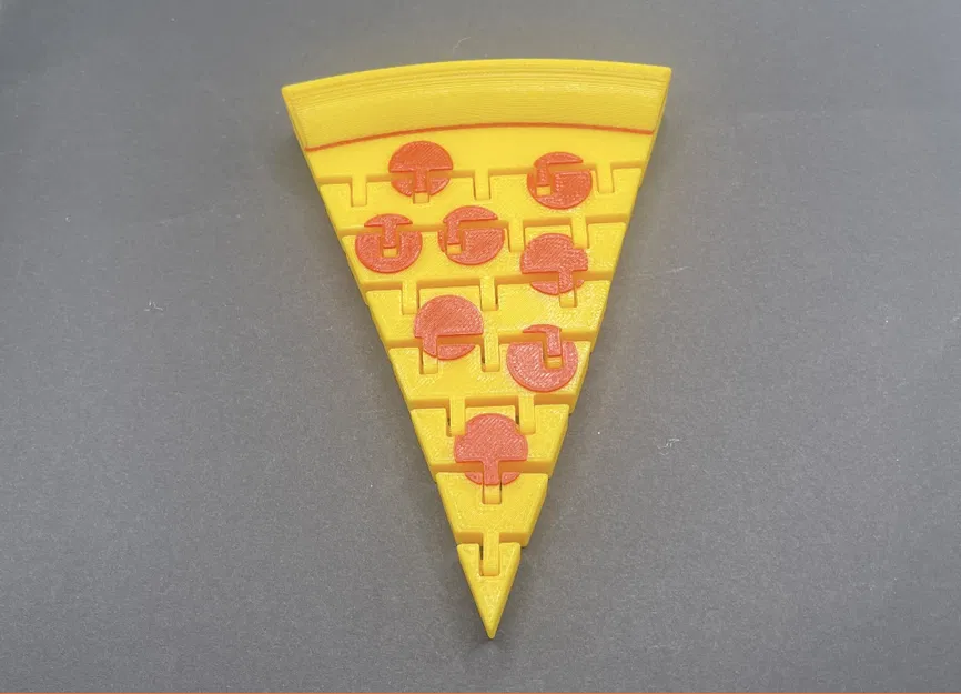 Mô hình Flexi Pizza 3D - Khớp nối linh hoạt - Image 2