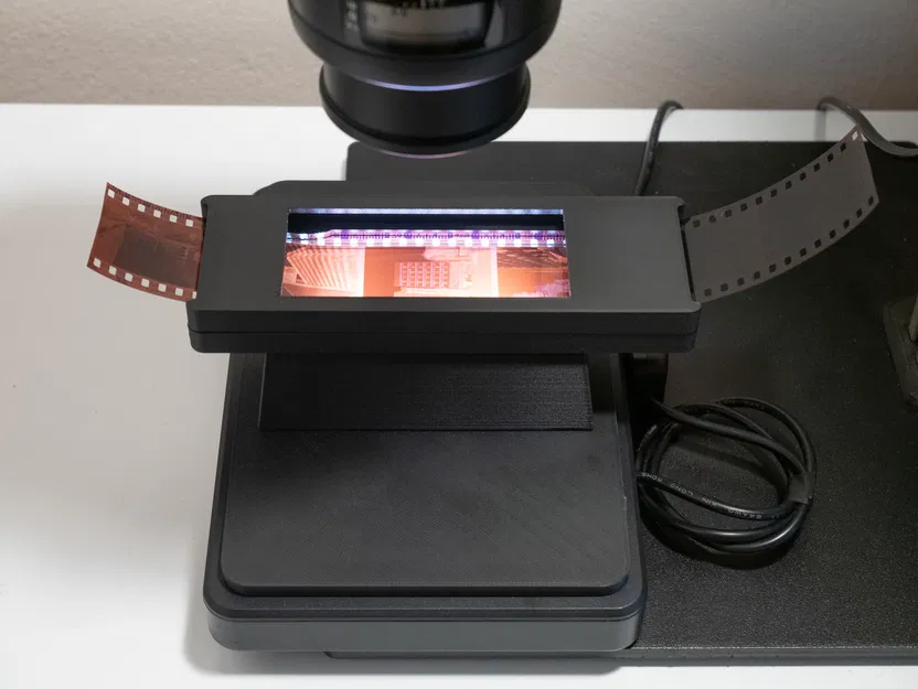 Giá Đỡ Phim 35mm Quét Toàn Viền Bằng DSLR + Bộ Nâng cho Nguồn Sáng CS-LITE - Image 1