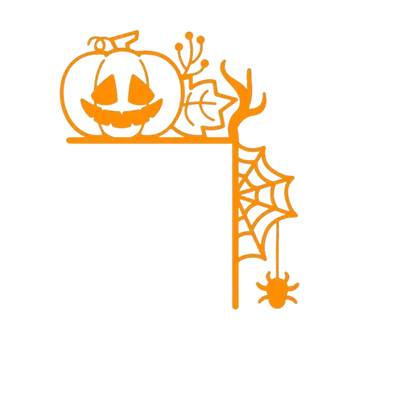 Trang trí góc cửa Halloween