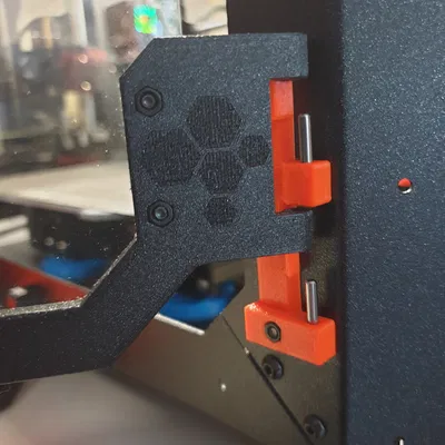 Bản lề cửa nhấc ra gia cố cho Prusa Enclosure gốc
