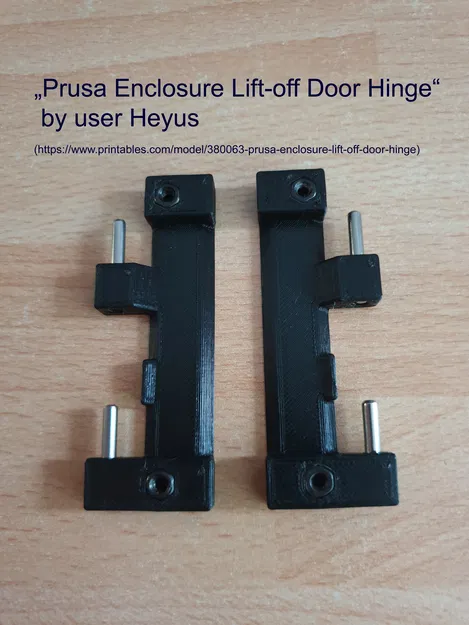 Bản lề cửa nhấc ra gia cố cho Prusa Enclosure gốc - Image 4