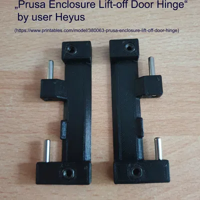 Bản lề cửa nhấc ra gia cố cho Prusa Enclosure gốc
