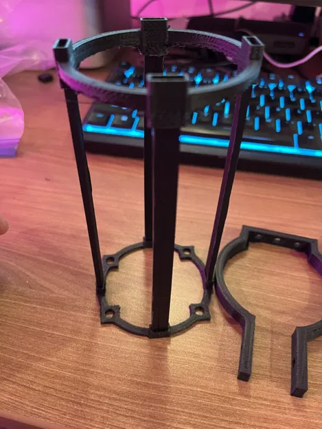 Giá đỡ lưới bàn thủy canh có kẹp PVC - Image 3