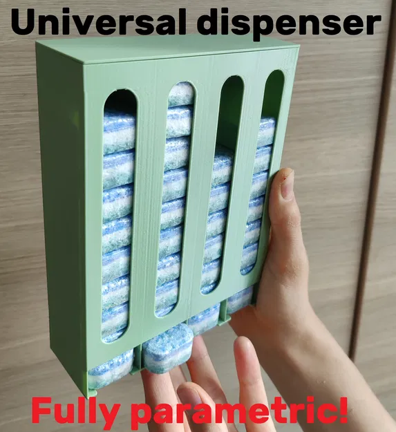 Hộp đựng dạng tham số có nắp và cửa sổ quan sát - Image 1