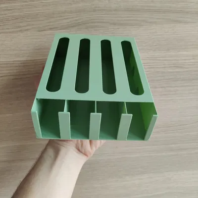 Hộp đựng dạng tham số có nắp và cửa sổ quan sát