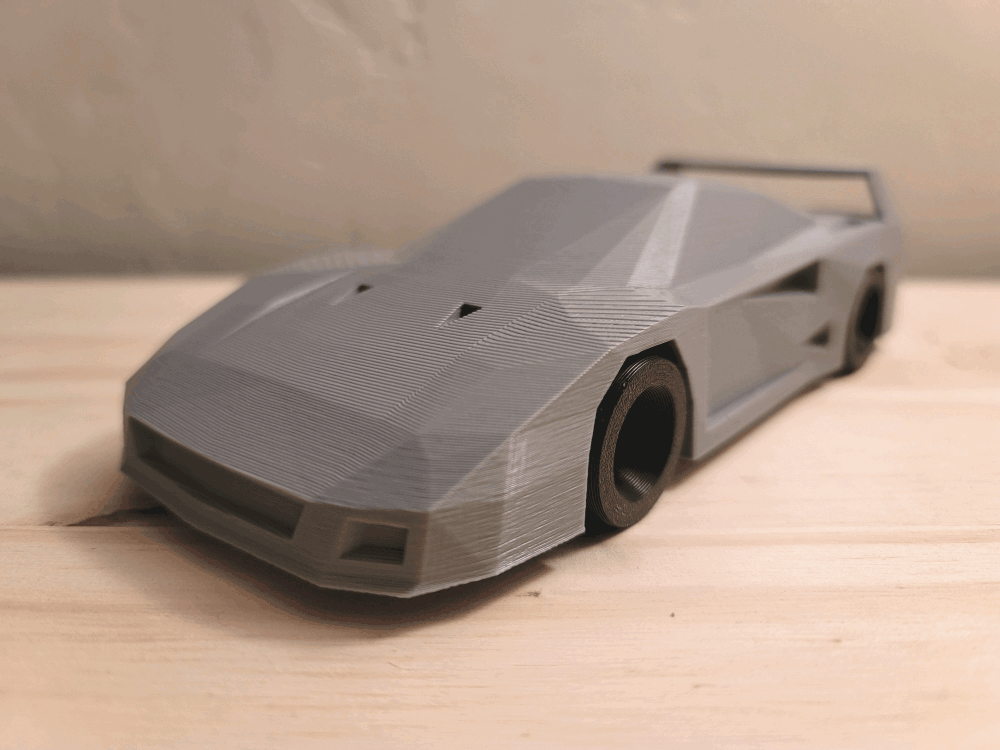 Phối lại - Ferrari F40 Low Poly - Thumbnail 1