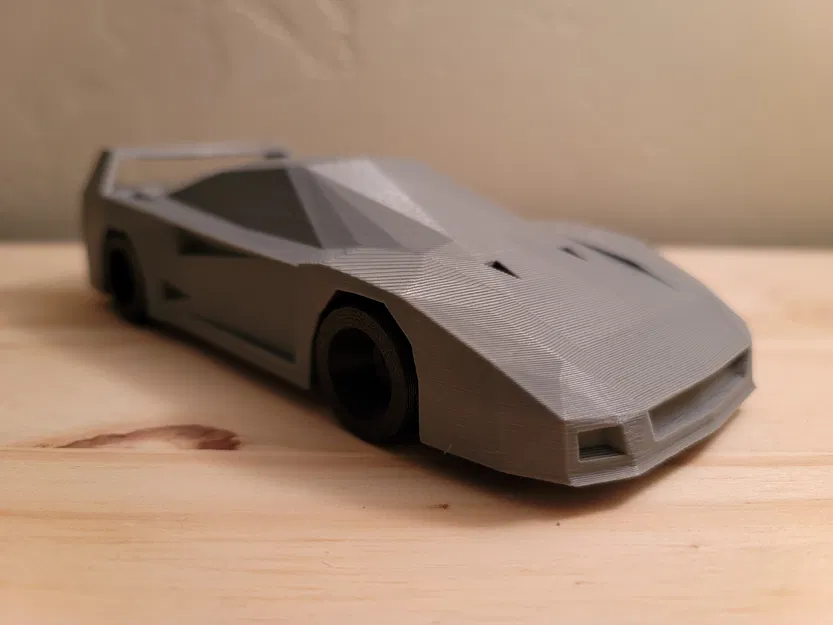 Phối lại - Ferrari F40 Low Poly - Image 7