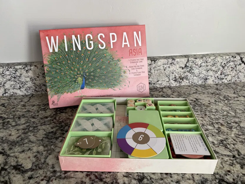 Bộ Insert Hộp Game Wingspan Asia - Image 1