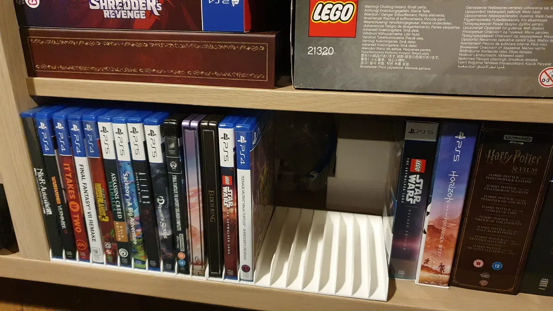 Giá đỡ/Tổ chức hộp PS5 / PS4 / Blu-ray - Image 1