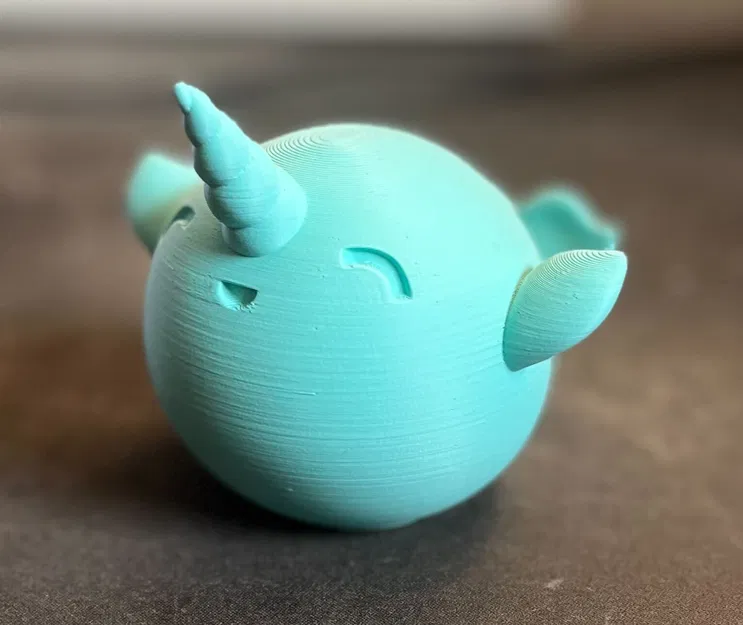 Mô Hình Kỳ Lân Biển Dễ Thương Và Giá Đỡ Nhẫn - Image 1