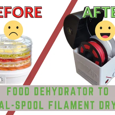 Máy sấy Filament 2 Cuộn Dùng cho Máy Sấy Thực Phẩm