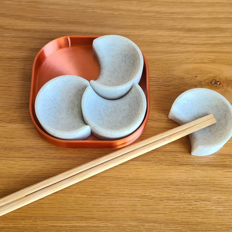 Bộ giữ đũa kèm khay