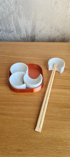 Bộ giữ đũa kèm khay - Image 8