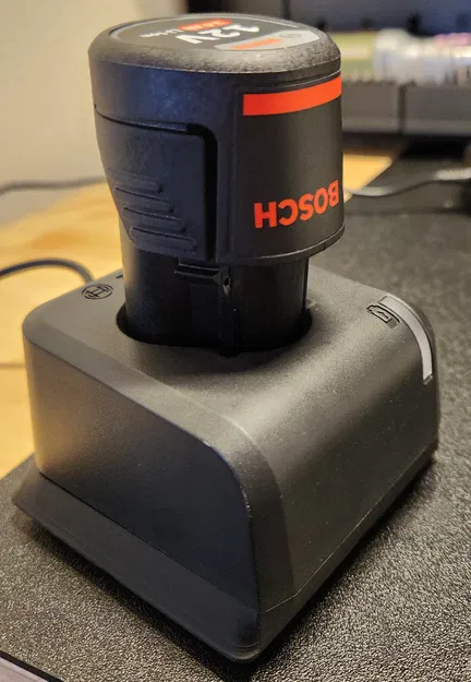 Kệ Sạc Pin Gridfinity 2x2 Bosch GAL 12V-20 - Image 1