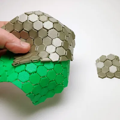 In Nhanh Vải Lục Giác HexMaille