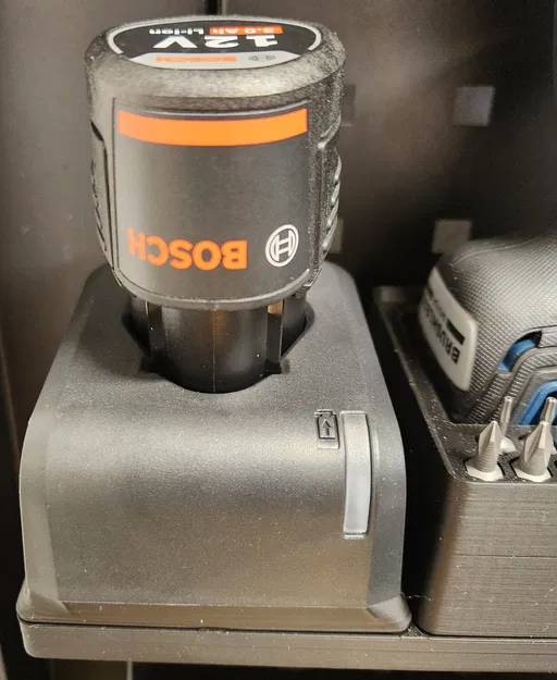 Kệ Sạc Pin Gridfinity 2x2 Bosch GAL 12V-20 - Image 3