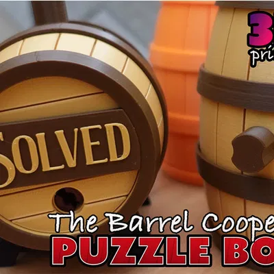 Hộp Câu Đố Thùng Rượu Cooper