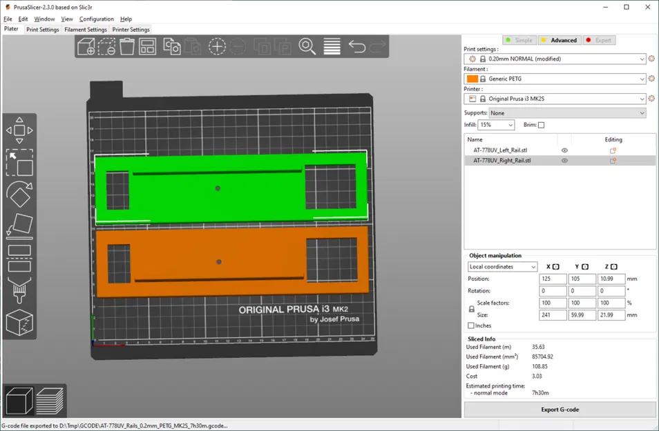 Thanh ray bên cho AnyTone AT-778UV - Image 4
