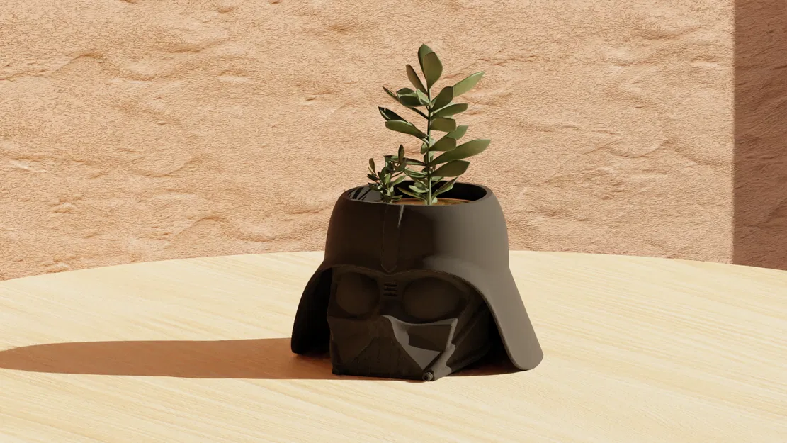 Chậu Cây Darth Vader Dễ Thương - Star Wars - Image 2