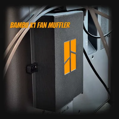 Bộ giảm thanh / Ống giảm thanh quạt Bambu X1