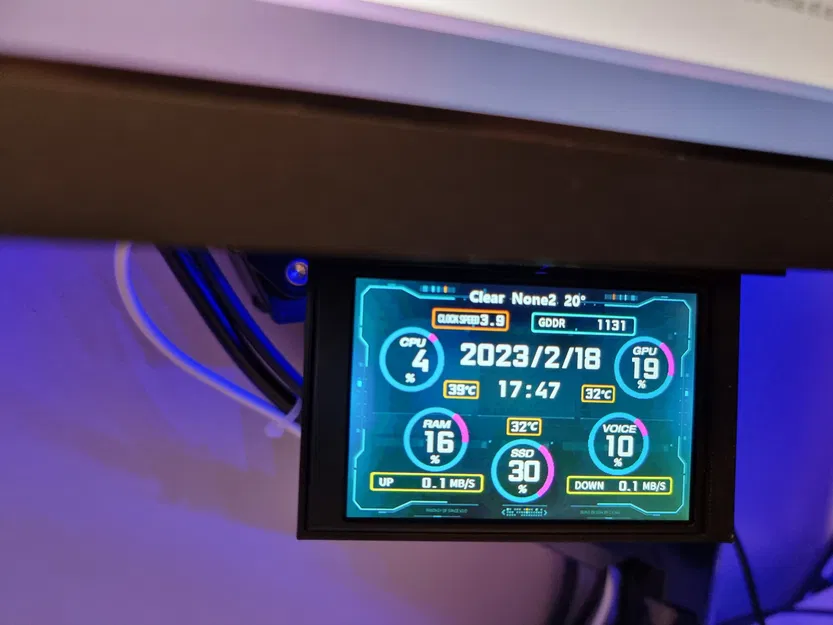 Màn hình Sức khỏe PC Thông minh Turzx Turing 3.5 IPS - Image 2