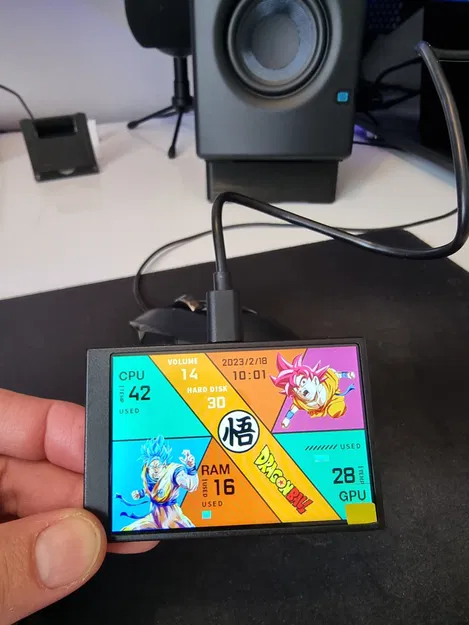 Màn hình Sức khỏe PC Thông minh Turzx Turing 3.5 IPS - Image 3