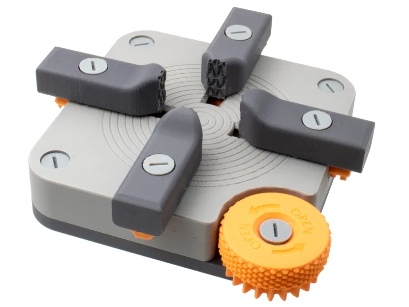 Mỏ kẹp gắn bàn 4-Jaw / 3-Jaw / 2-Jaw có thể thay hàm - In 100%! - Image 2