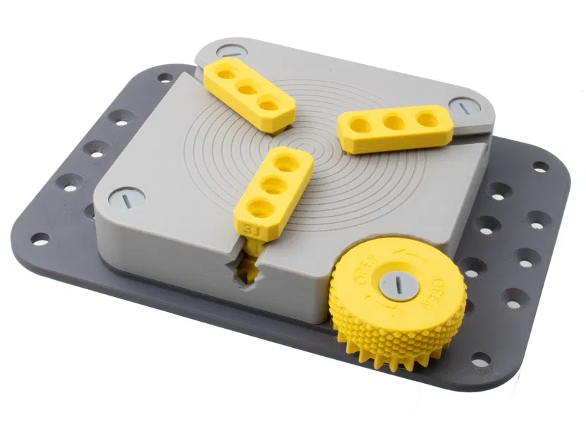 Mỏ kẹp gắn bàn 4-Jaw / 3-Jaw / 2-Jaw có thể thay hàm - In 100%! - Image 4