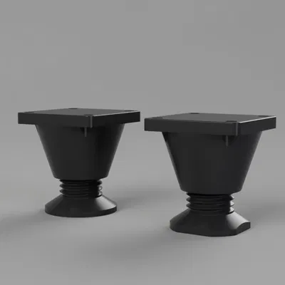 Chân đế điều chỉnh chiều cao cho bàn IKEA LACK