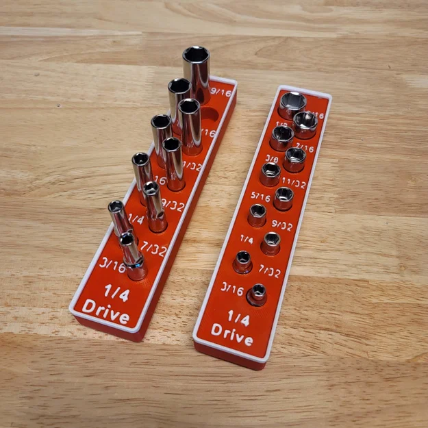 Bộ Tổ Chức Ổ Cắm Gridfinity, ¼" và 3/8" - Image 6