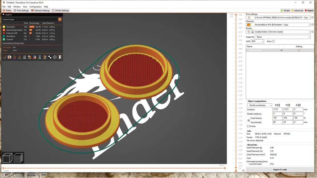 Lỗ thông hơi 2 mảnh cho hộp đựng isopods hoặc côn trùng chân khớp khác - Image 1