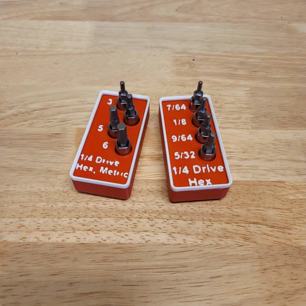 Bộ Tổ Chức Ổ Cắm Gridfinity, ¼" và 3/8" - Image 8