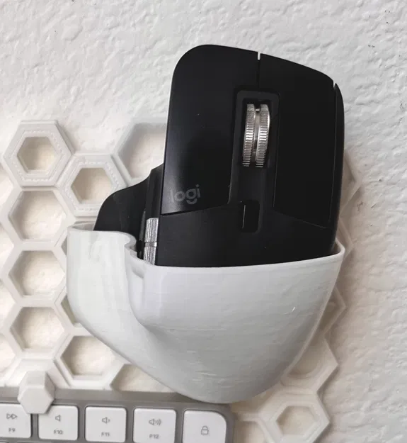 Giá đỡ chuột HSW Logitech MX Master 3 cho tường lưu trữ tổ ong - Image 1