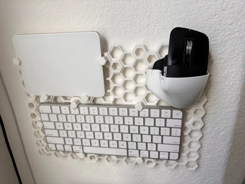 Giá đỡ chuột HSW Logitech MX Master 3 cho tường lưu trữ tổ ong - Image 2