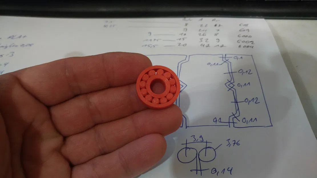 VÒNG BI - In tại chỗ - với các bộ phận lăn thực - Image 3